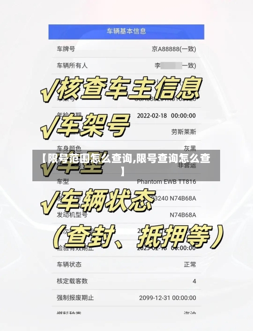 【限号范围怎么查询,限号查询怎么查】-第2张图片