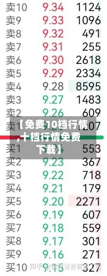 【免费10档行情,十档行情免费下载】-第3张图片