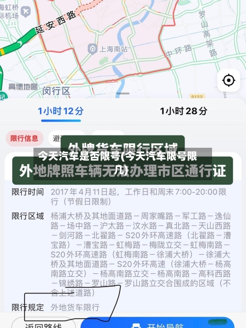 今天汽车是否限号(今天汽车限号限几)-第3张图片